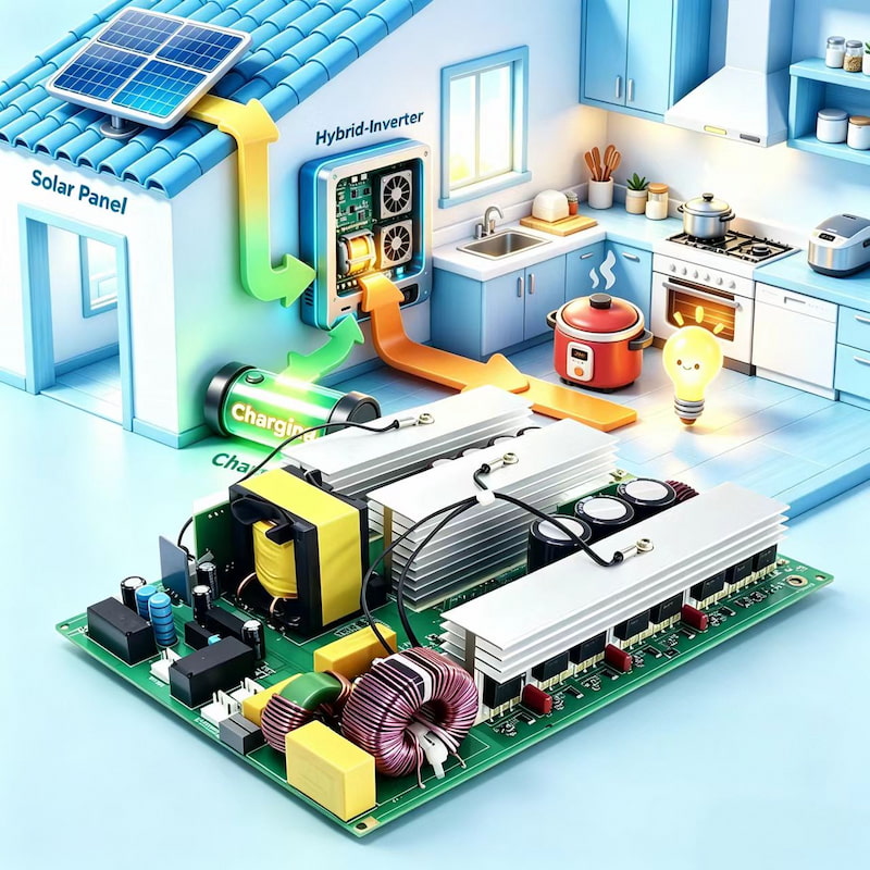 Hybrid-Inverter-PCB-pcba-factory-ruichun